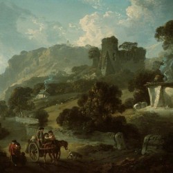 Return from Market, Castell Coch